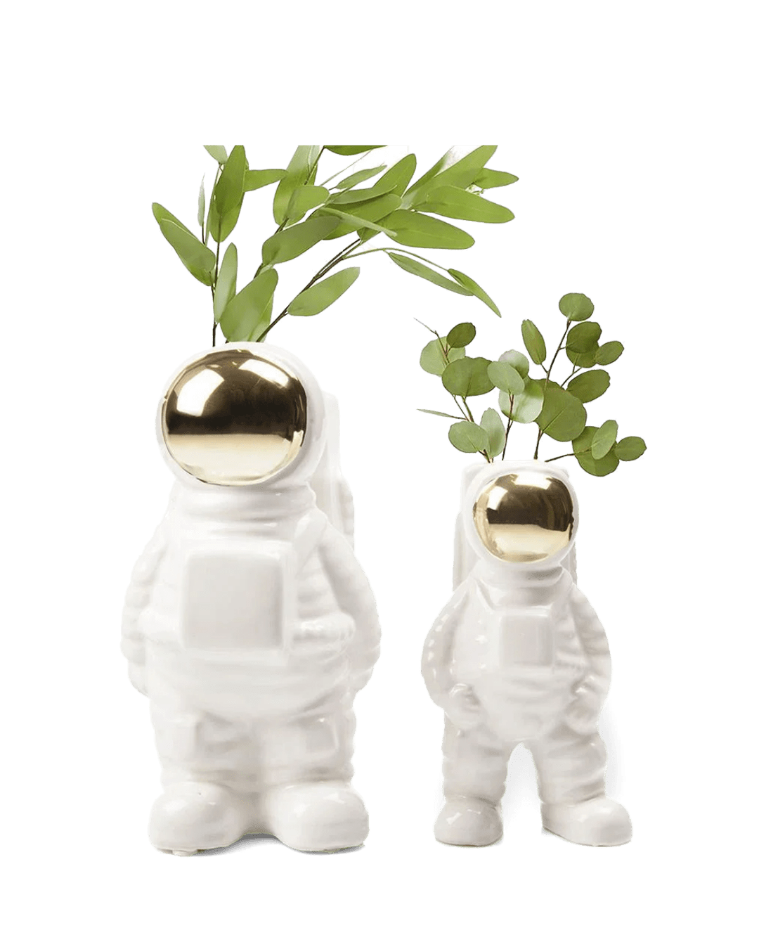 Astronaut Ceramic Unique Flower Vase - Chive UK