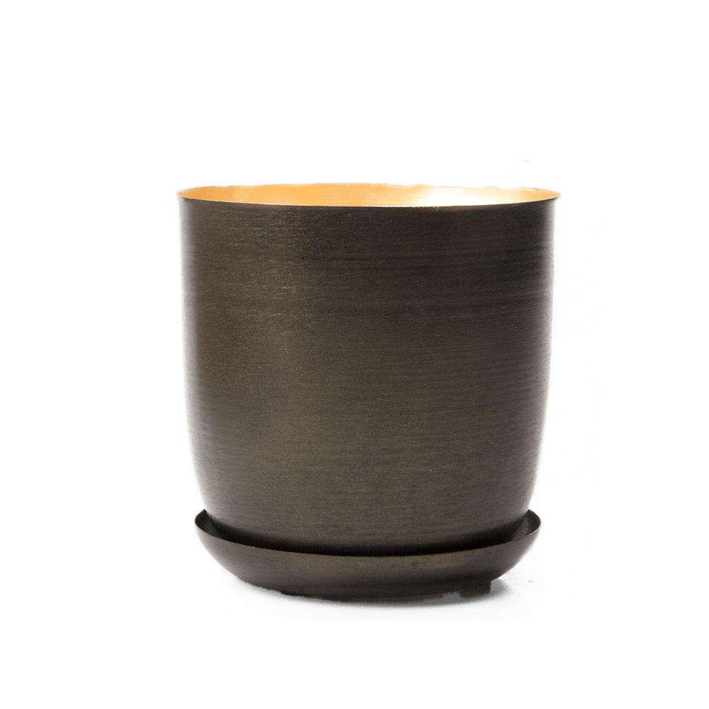 Joe Metal Pot With Drainage Hole - Chive UK