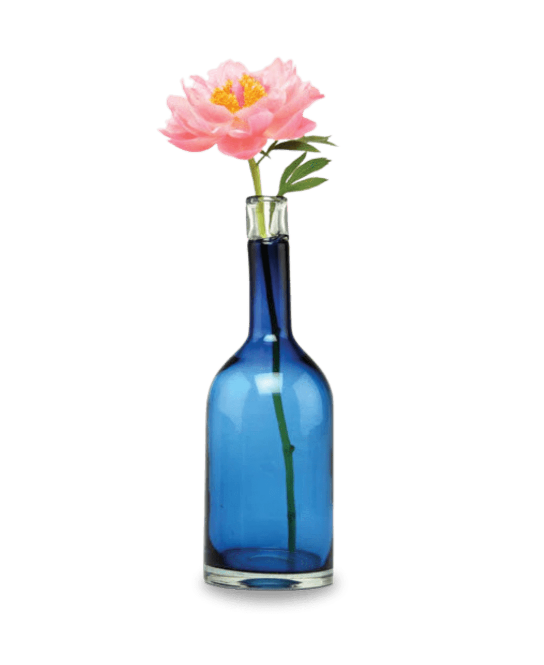 Bottle Glass Decorative Flower Vase - Chive UK