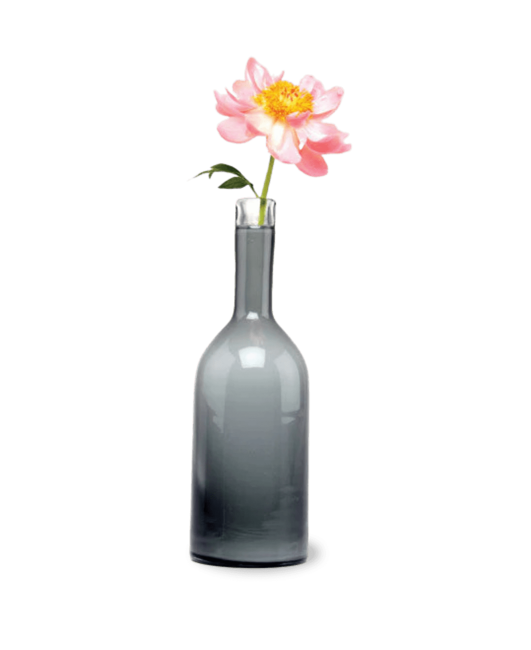 Bottle Glass Decorative Flower Vase - Chive UK