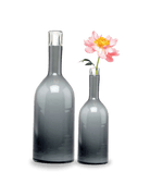 Bottle Glass Decorative Flower Vase - Chive UK