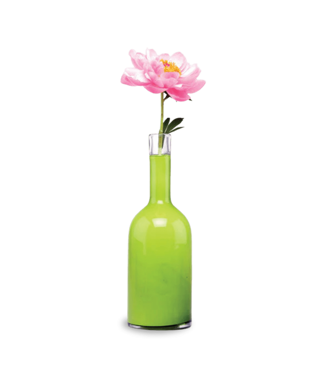 Bottle Glass Decorative Flower Vase - Chive UK