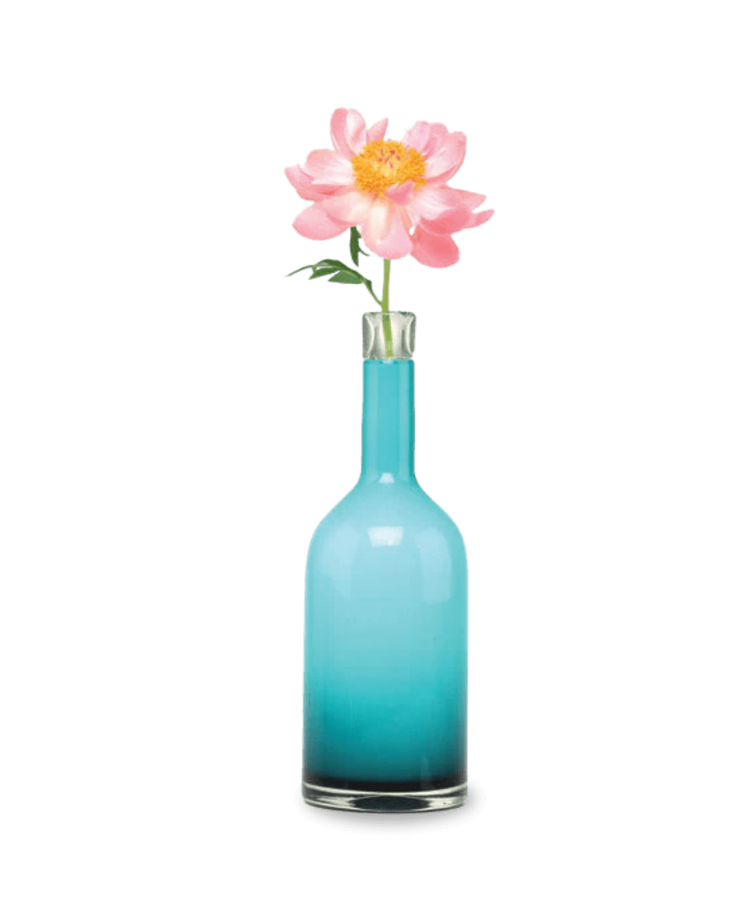 Bottle Glass Decorative Flower Vase - Chive UK