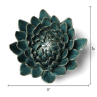 Ceramic Flower Dahlia Green 11 - Chive UK