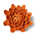 Ceramic Flower Dahlia Orange 11 - Chive UK