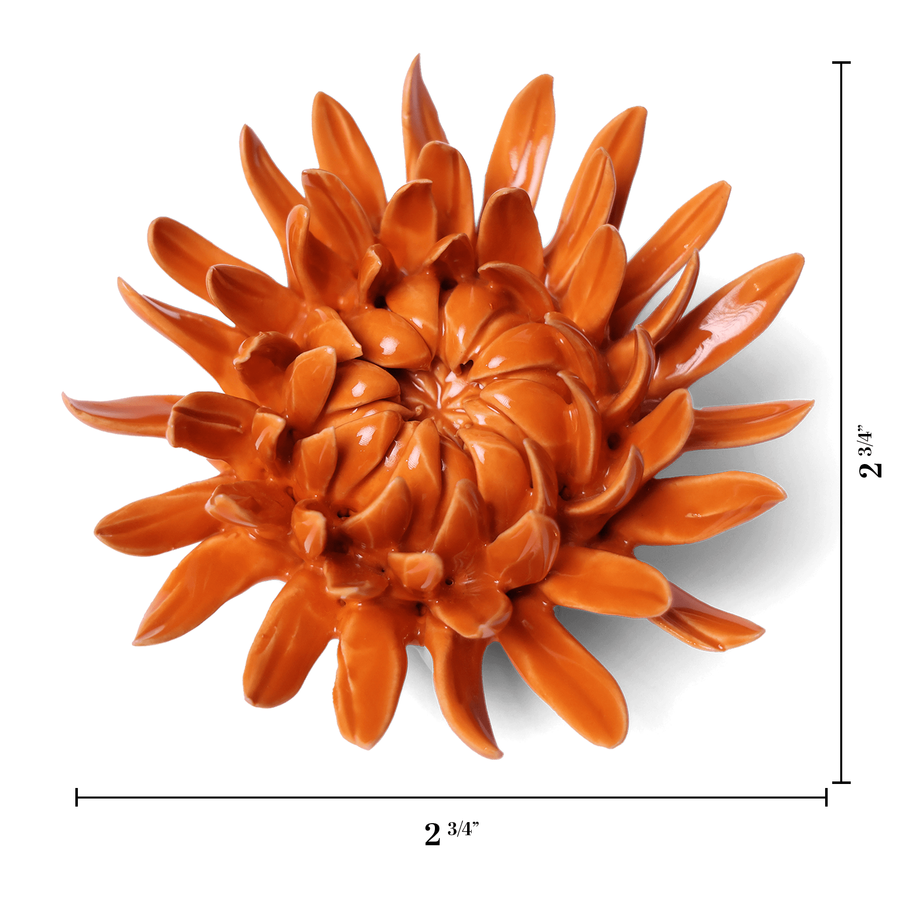 Ceramic Flower Mum Orange 11 - Chive UK