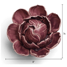 Ceramic Flower - Peony Purple 11 - Chive UK