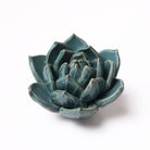 Ceramic Flower Wall Art Succulent Teal 11 - Chive UK