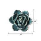 Ceramic Flower Wall Art Succulent Teal 11 - Chive UK