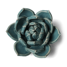 Ceramic Flower Succulent Teal 11 - Chive UK