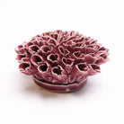 Ceramic Flower Wall Art Flower Purple 12 - Chive UK