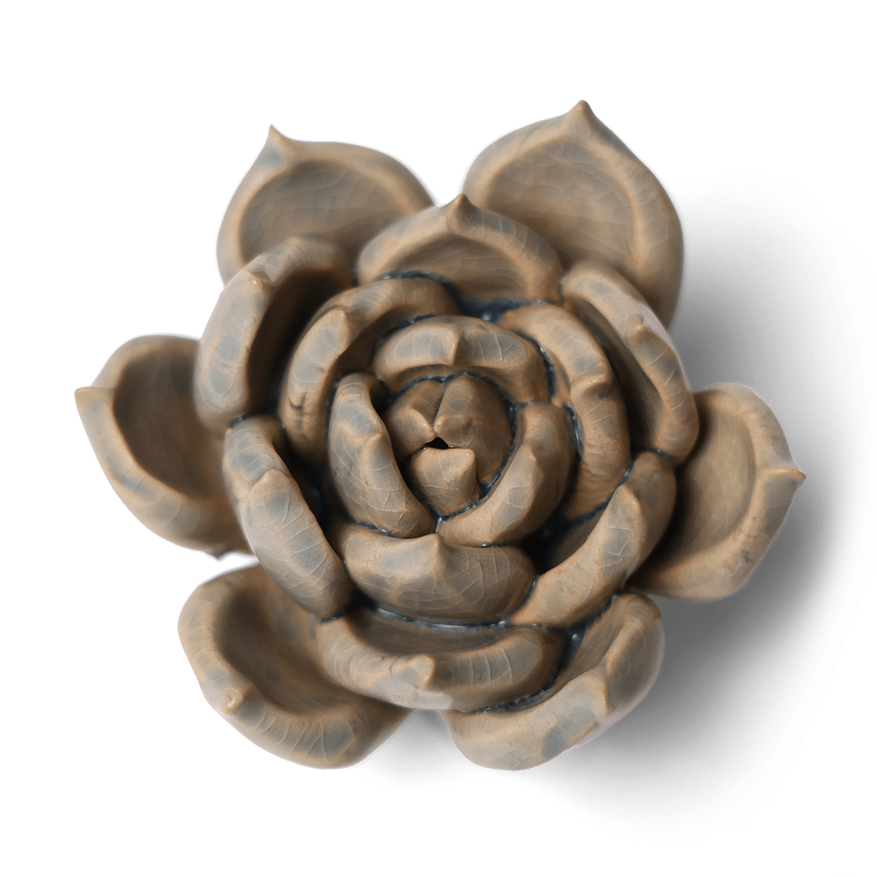 Ceramic Flower Succulent Blue 12 - Chive UK