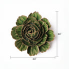 Ceramic Flower Wall Art Green Mofo - Chive UK