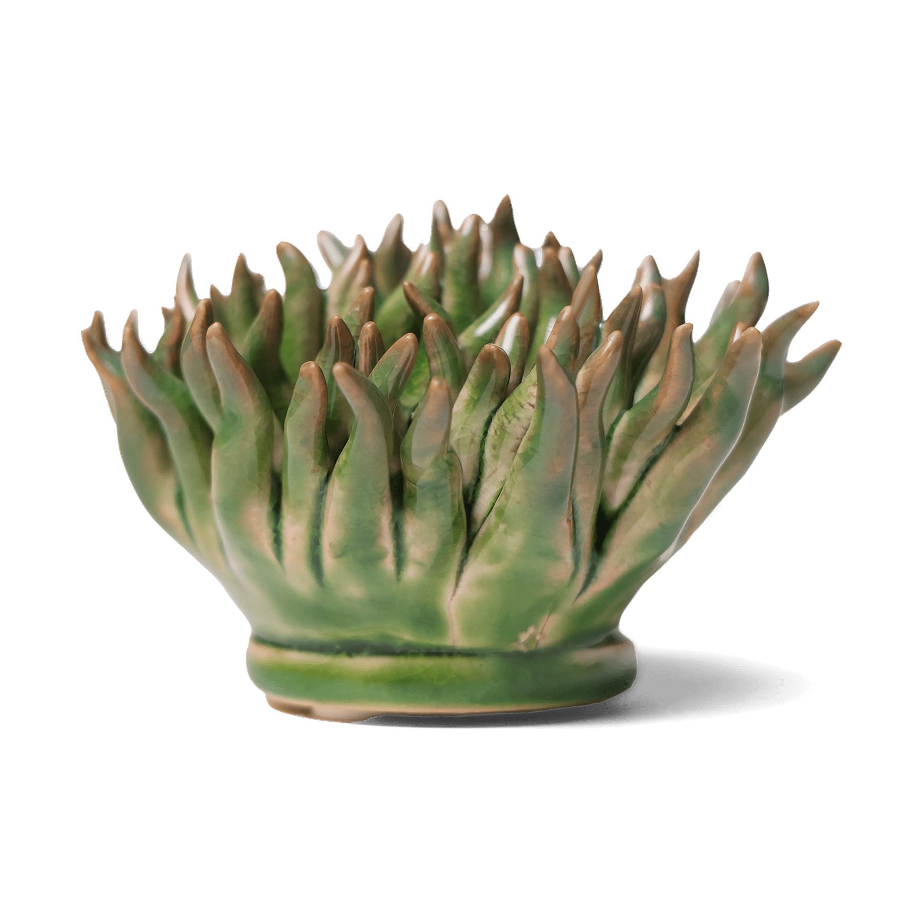 Ceramic Flower Mondo Green 4 - Chive UK