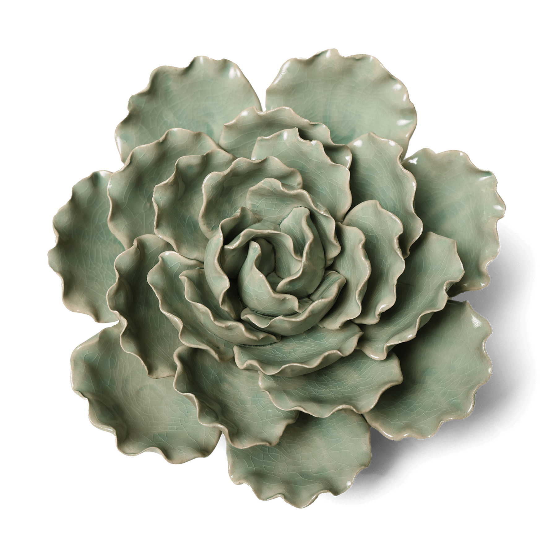 Ceramic Flower Lettuce Mint XL 5 - Chive UK