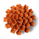 Ceramic Flower Polyp Orange Large - Chive UK