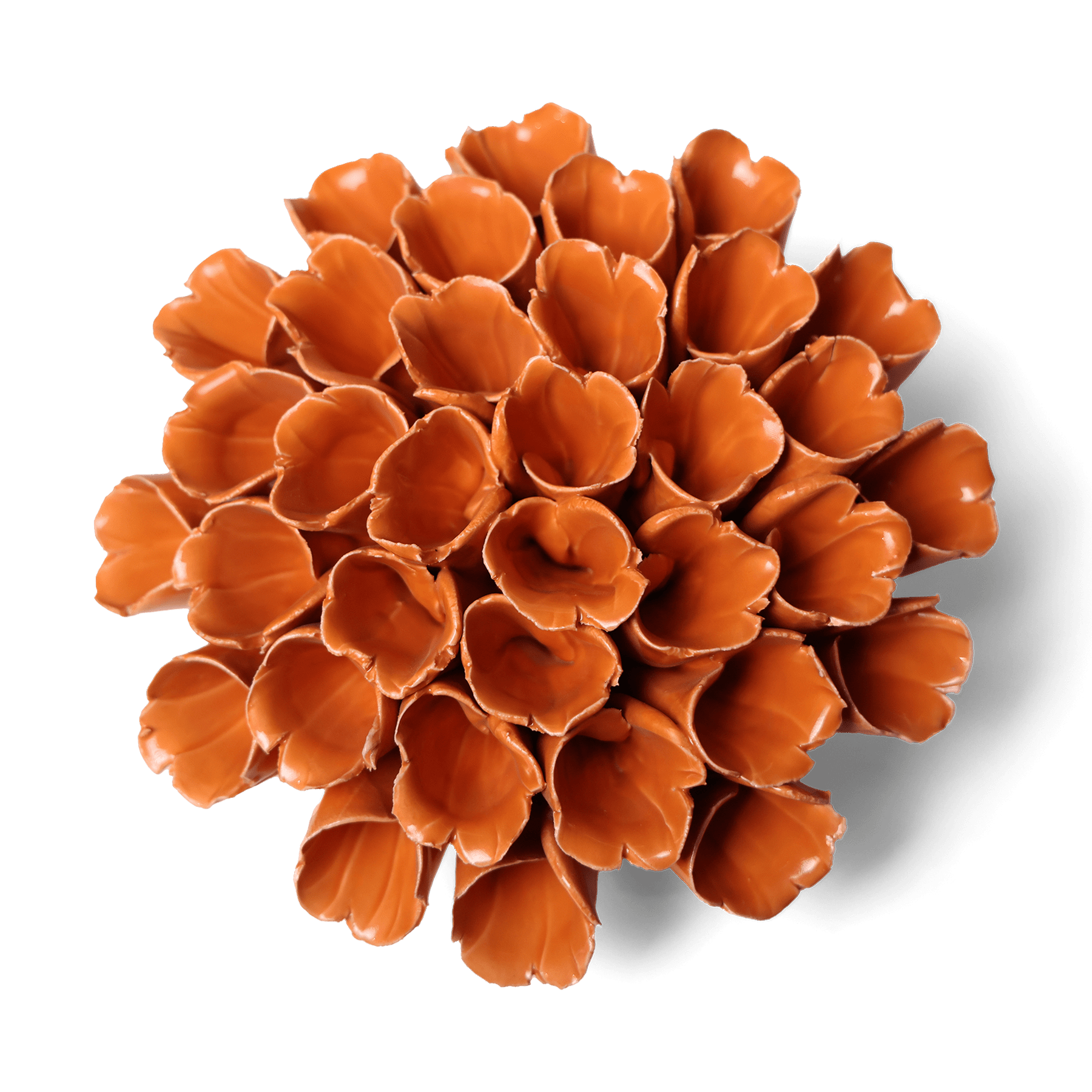 Ceramic Flower Polyp Orange Large - Chive UK