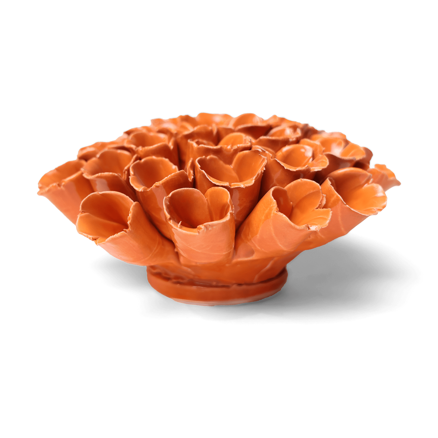 Ceramic Flower Polyp Orange Large - Chive UK