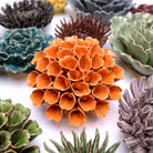 Ceramic Flower Polyp Orange Large - Chive UK