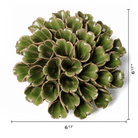 Ceramic Flower Polyp Green Large - Chive UK