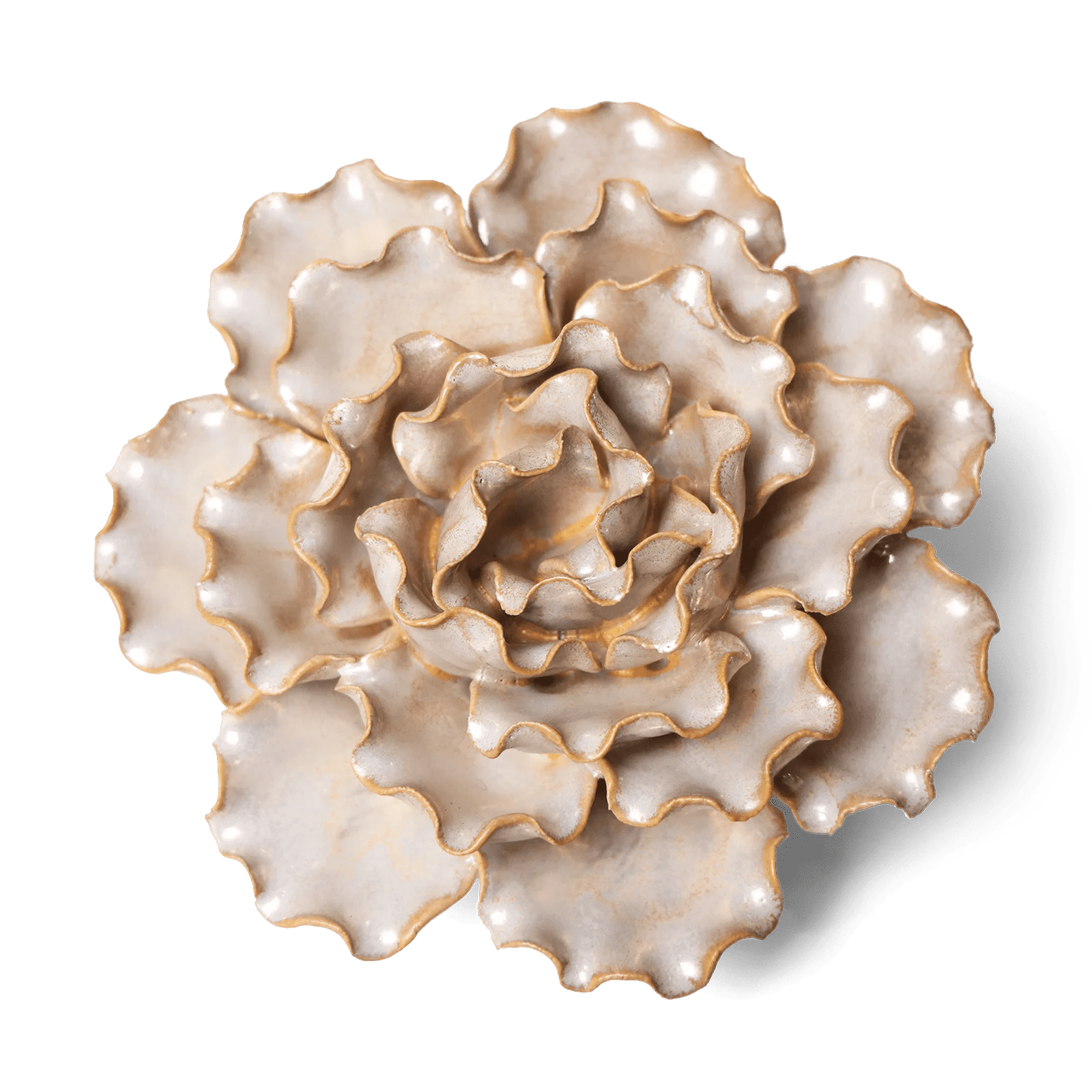 Ceramic Flower Lettuce Pearl 6 - Chive UK