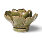 Ceramic Flower Peony Green 7 - Chive UK