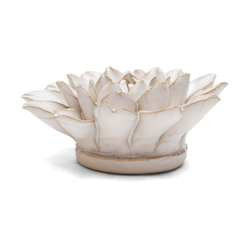 Coastal Ceramic Flower Ivory Dahlia - Chive UK