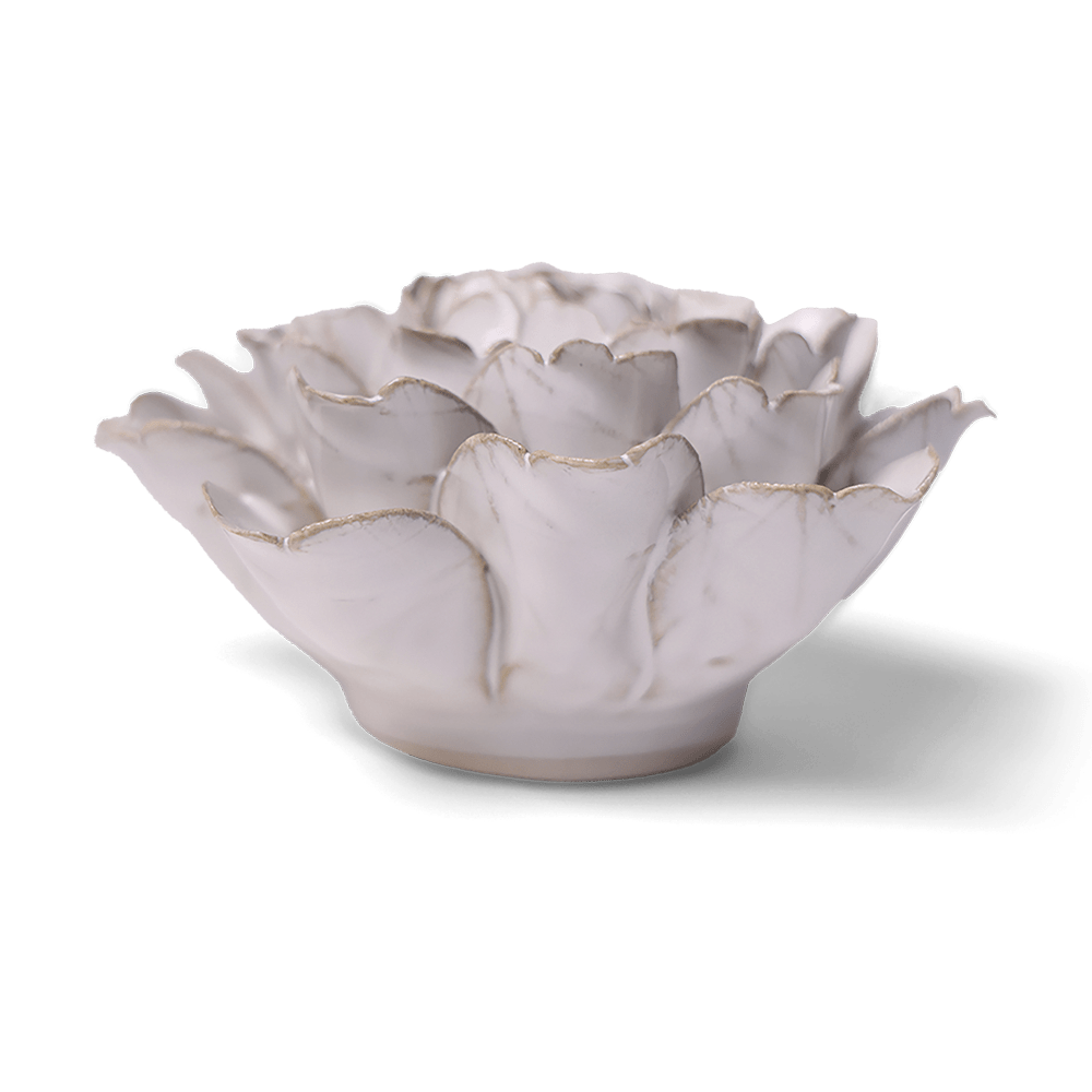 Coastal Ceramic Flower Ivory Zinnia - Chive UK