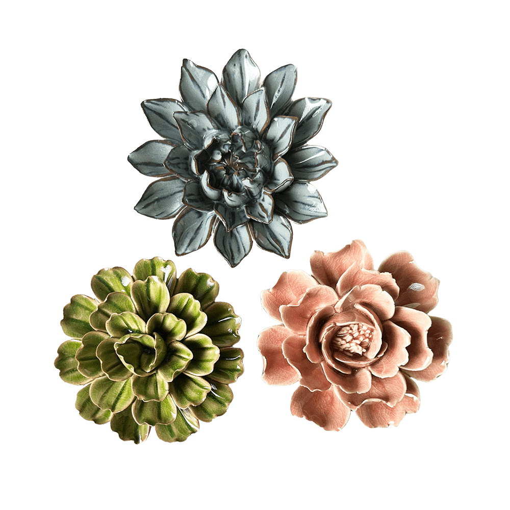 Ceramic Flower Blomma Box Set - Chive UK