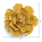 English Garden Ceramic Flower Yellow Rose - Chive UK