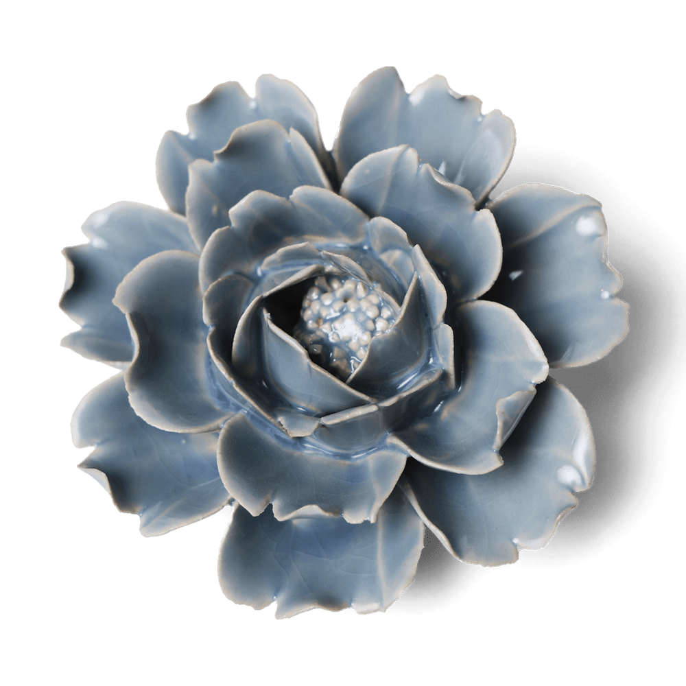 English Garden Ceramic Flower Blue Rose - Chive UK