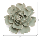 English Garden Ceramic Flower Green Rose - Chive UK