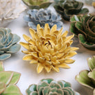 English Garden Ceramic Flower Yellow Chrysanthemum - Chive UK