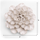 English Garden Ceramic Flower White Water Lily - Chive UK