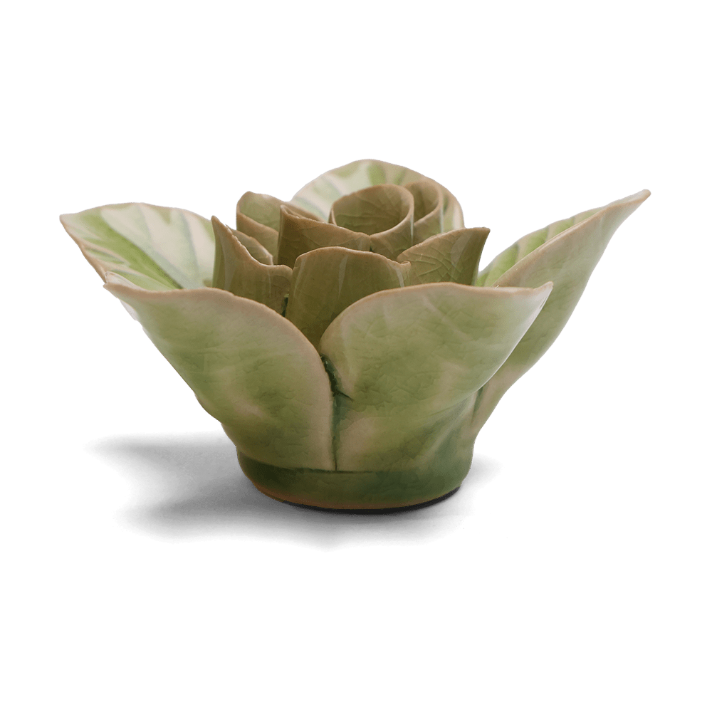 English Garden Ceramic Flower Green Lotus - Chive UK