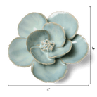 English Garden Ceramic Flower Teal Lotus - Chive UK