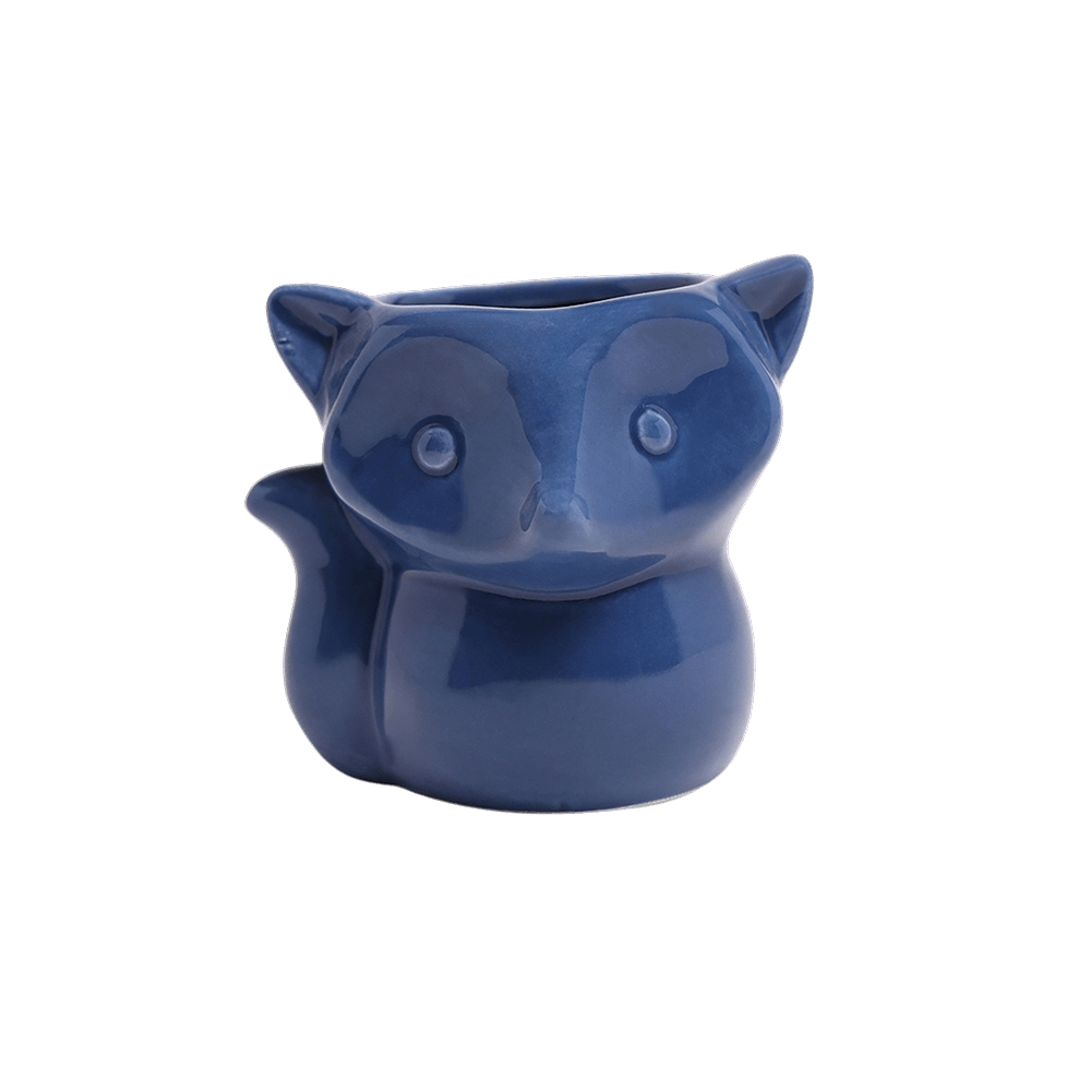 Fox Ceramic Indoor Plant Pot For Succulents - Chive UK