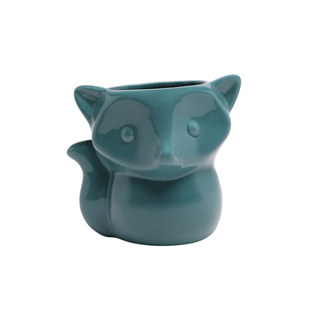 Fox Ceramic Indoor Plant Pot For Succulents - Chive UK