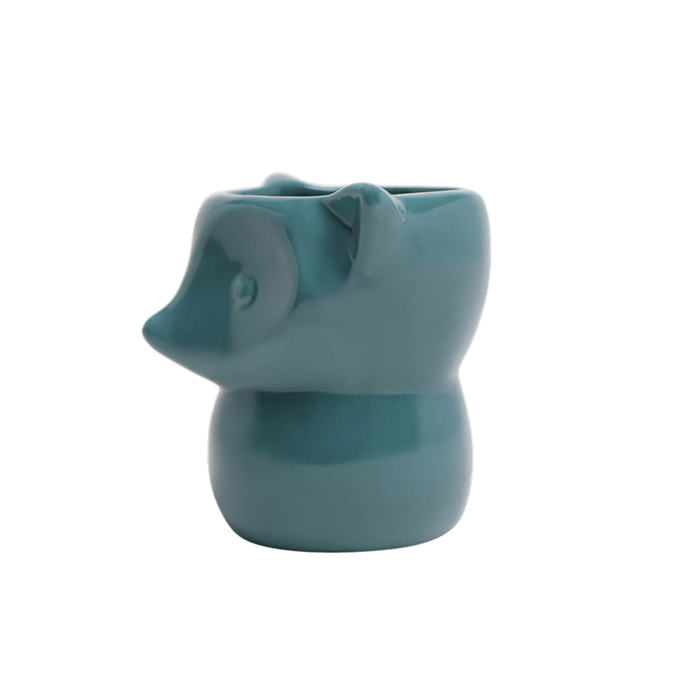 Fox Ceramic Indoor Plant Pot For Succulents - Chive UK