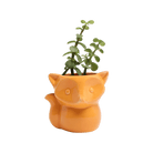 Fox Ceramic Indoor Plant Pot For Succulents - Chive UK