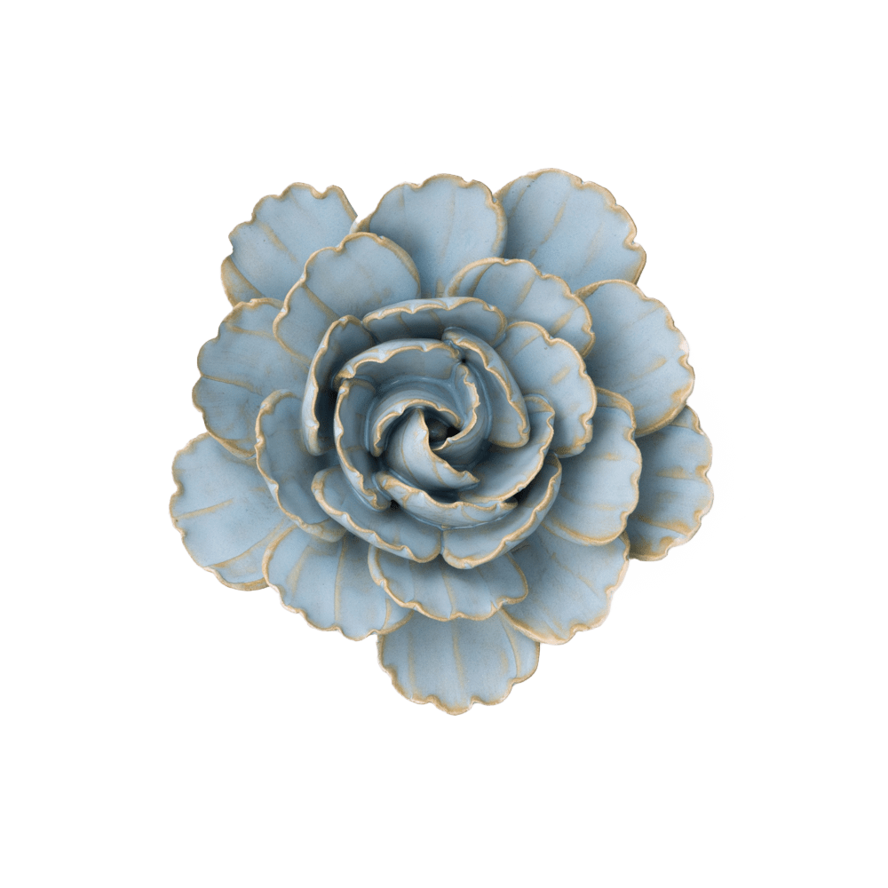 France Ceramic Flower Teal Peony - Chive UK