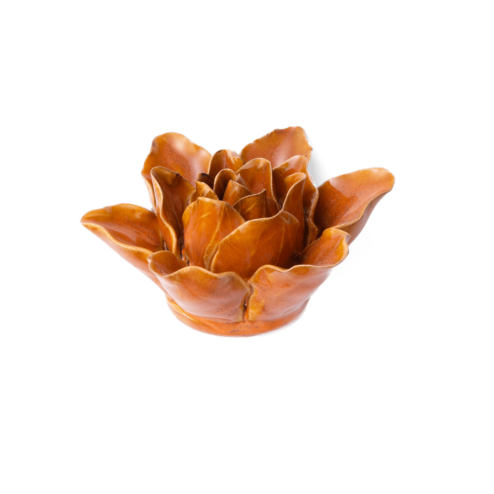 France Ceramic Flower Rust Lily - Chive UK