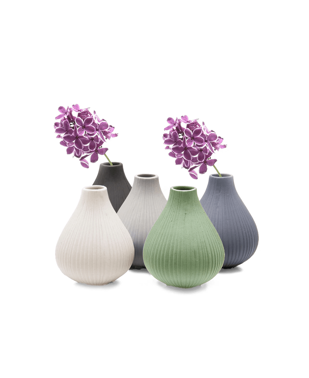 Frost Porcelain Bud Vase For Flowers - Chive UK