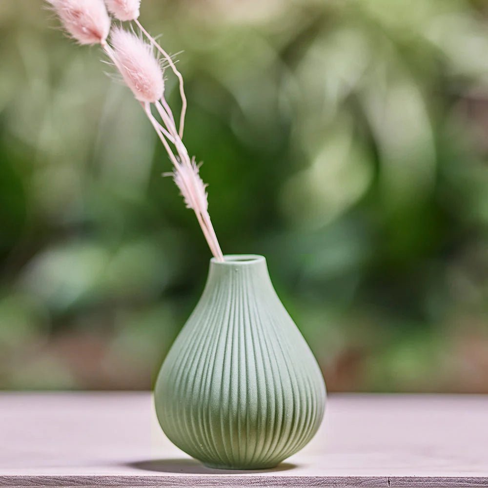 Frost Porcelain Bud Vase For Flowers - Chive UK