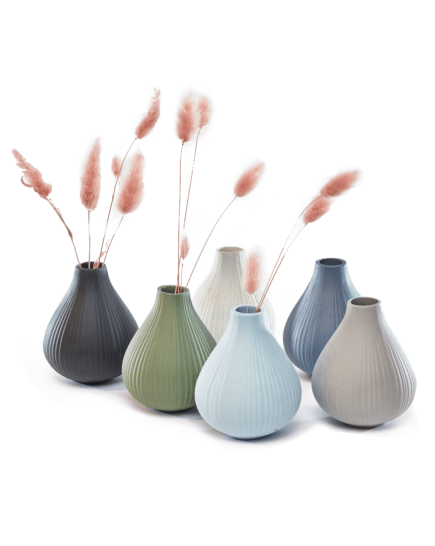 Frost Porcelain Bud Vase For Flowers - Chive UK