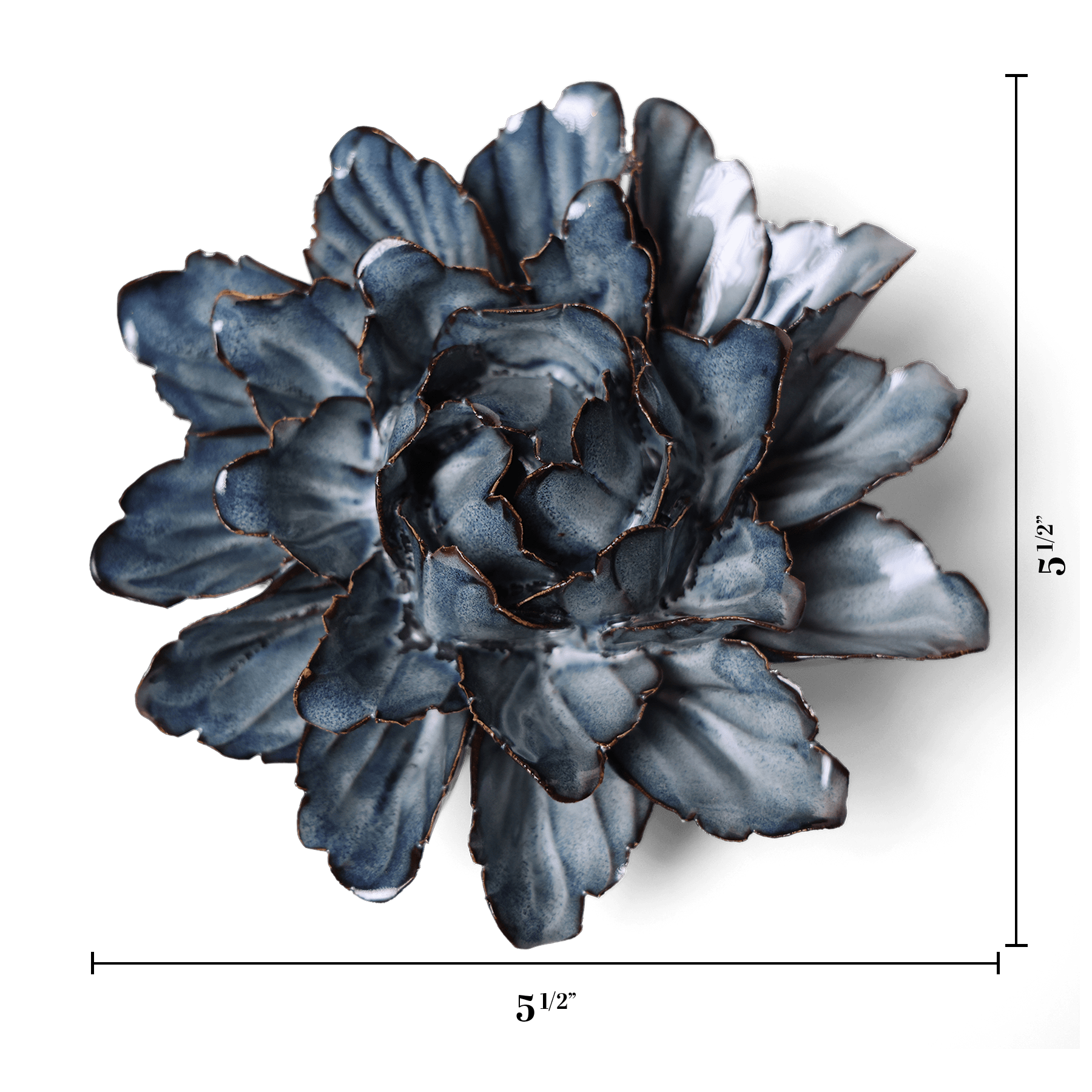 Ceramic Flower Blue Flower 14 - Chive UK