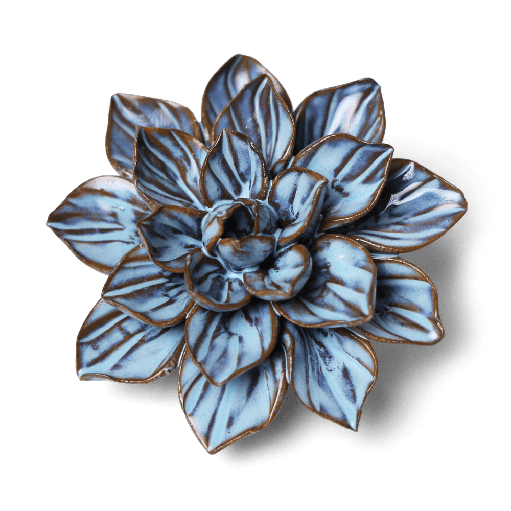 Japan Ceramic Flower Blue Aster - Chive UK