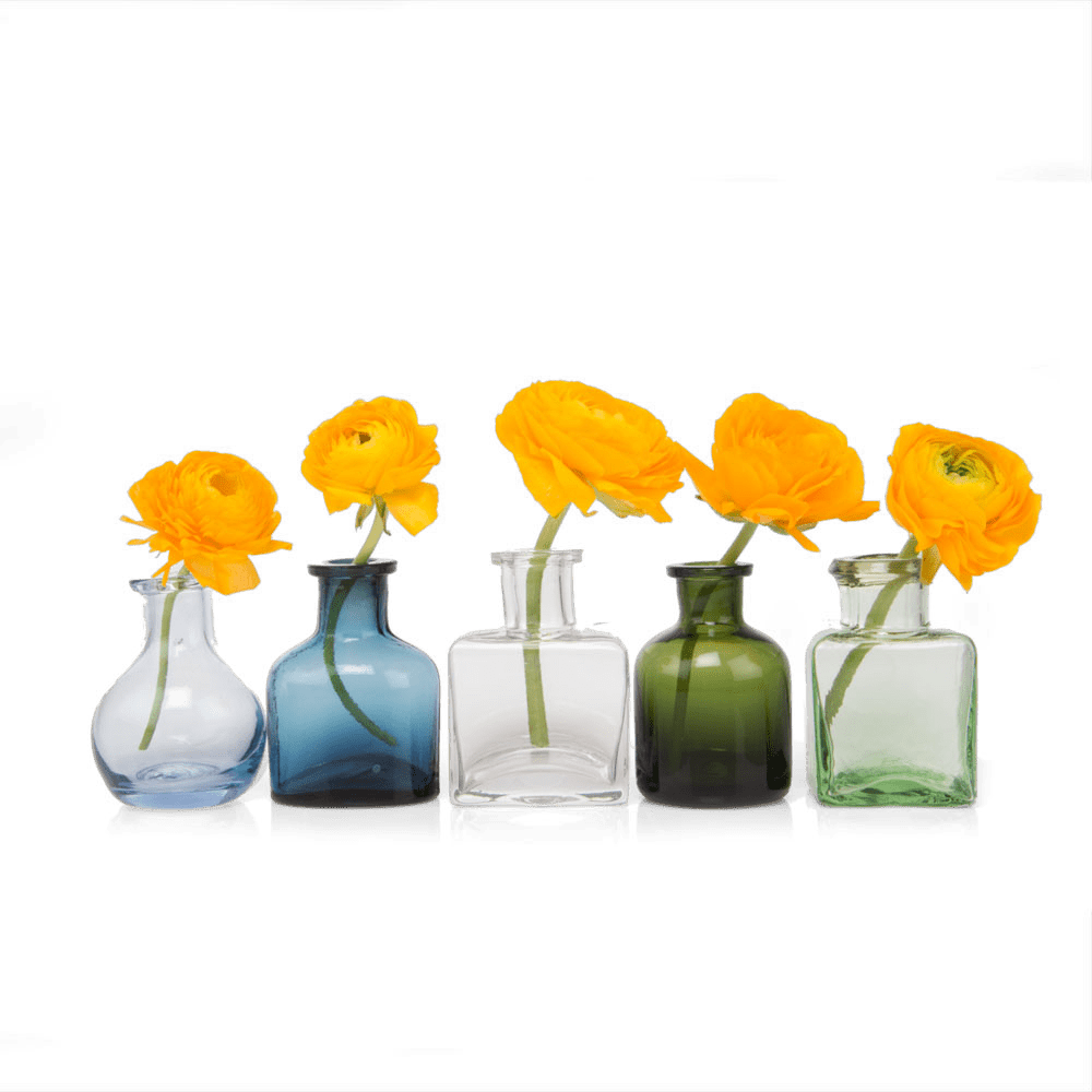 Loft Glass Vintage Bud Vases For Weddings - Chive UK