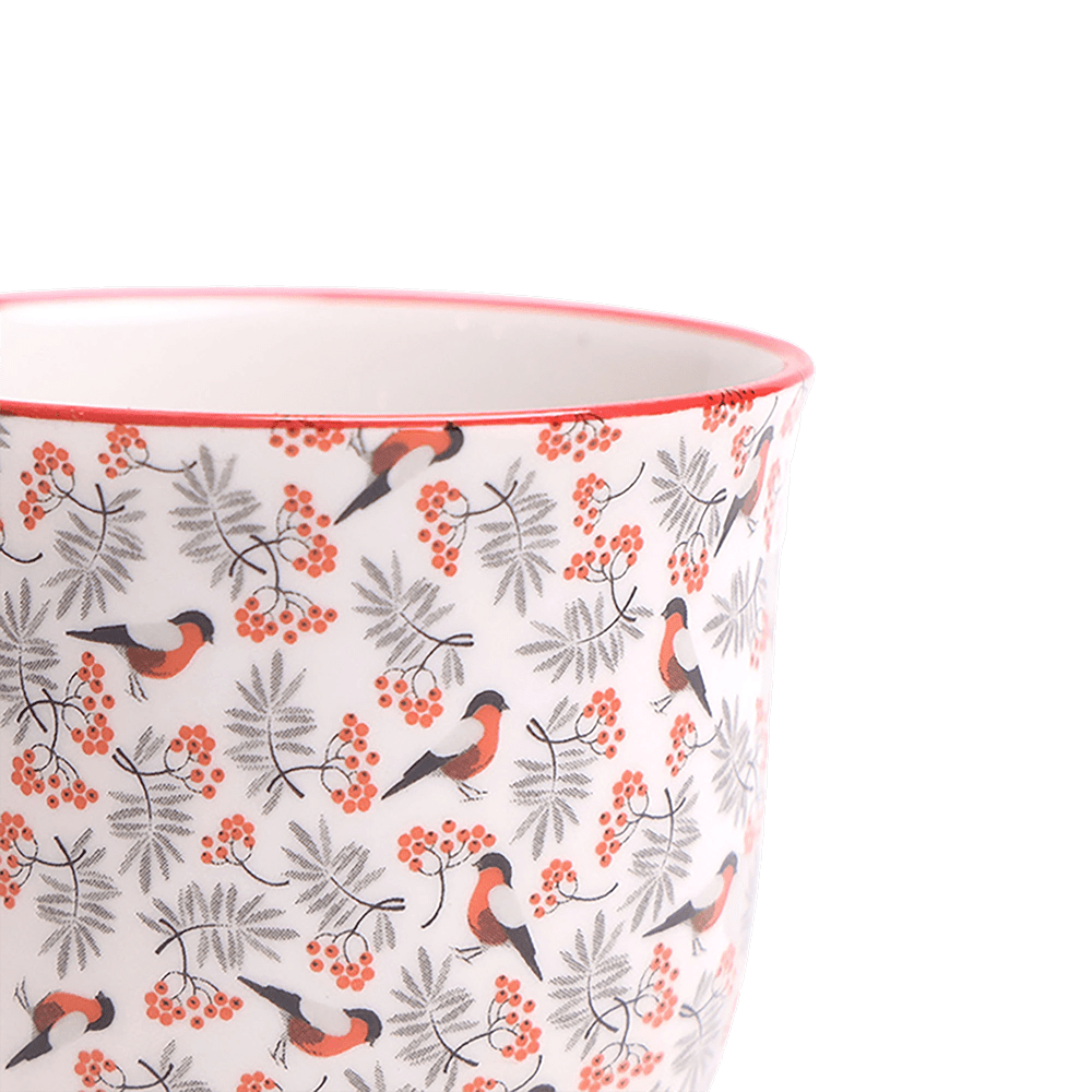 Liberte Porcelain Pot And Saucer Set With Drainage - Chive UK