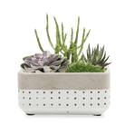 Meraki Cement Planter Pot - Chive UK